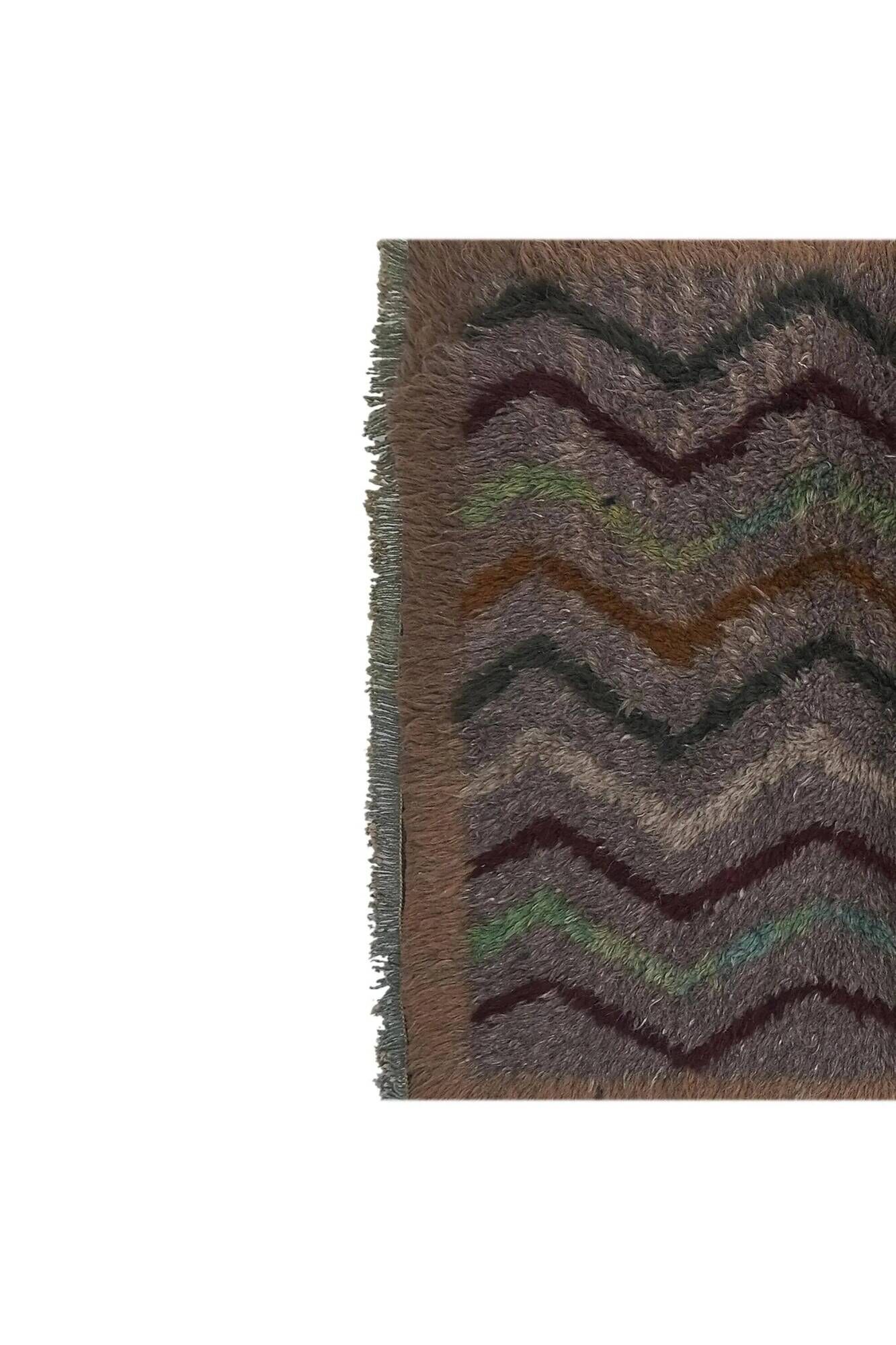 Vintage Turkish hallway rug 87x214 cm