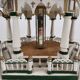 19th century handmade Christmas pyramid – rare and beautiful German folk art piece