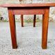 Vintage oak farmhouse coffee table, circa 1950's