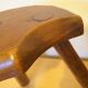 Brutalist design tripod stool