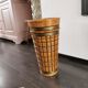 Vintage wooden umbrella stand, '70s