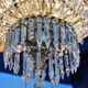Lustre antique Français « Sac a Perle »