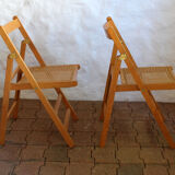Pair of vintage folding chairs
