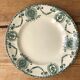 Series of 8 old flat plates Terre de Fer