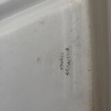 Vintage lot of two compartmentalised plates, decor Monique St Marc.