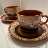 Large Serreguemines Hawaii model cups