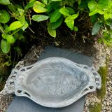 Large silver Art Nouveau fruit bowl