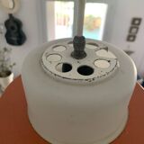 Paire suspension vintage 1960 Louis Kalff "Lierre" Philips carotte - 22 cm