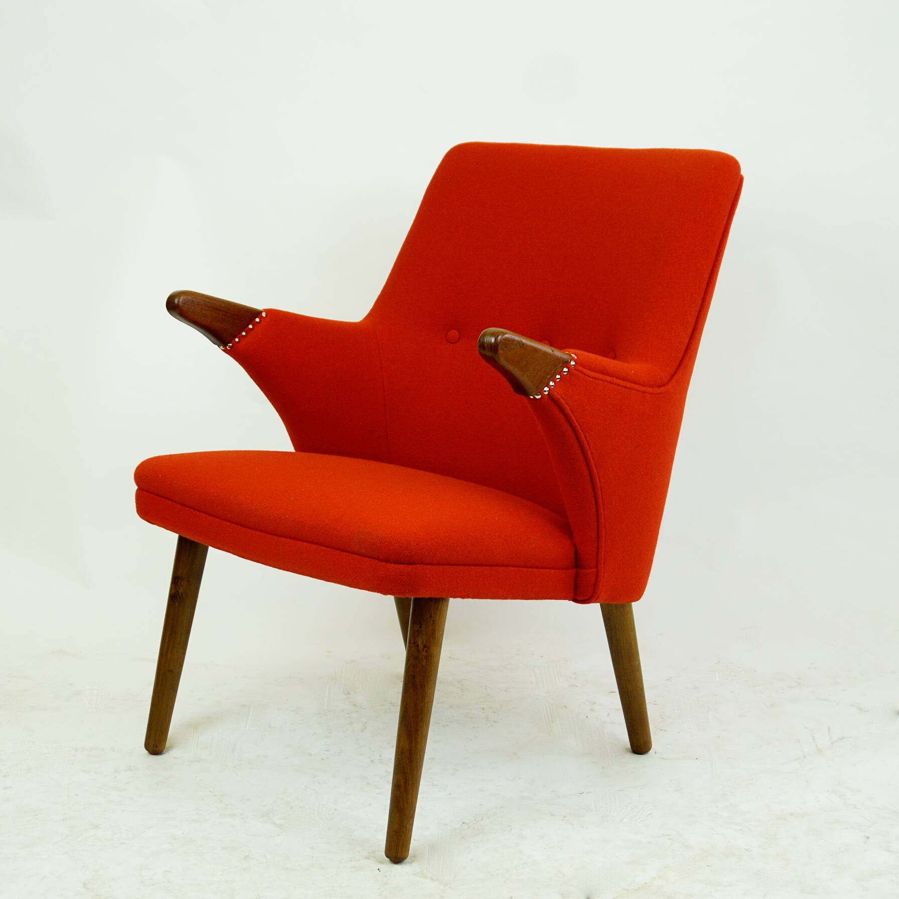Teak armchair by Svend Skipper, Scandinavian.