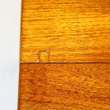 Teak and oak dining table, Sweden, 1950s