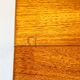 Teak and oak dining table, Sweden, 1950s