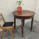 Antique round table 1920 elm