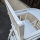 Baby chair high chair made of vintage wood