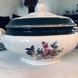 Service de table ancien  porcelaine faience Salins 54 pièces