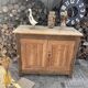 Renovated wooden sideboard