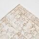 5x12 Pastel Beige Pink Turkish Vintage Area Rug, 160x375Cm