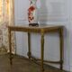 Table d'appoint, style louis xvi, bois doré, xixème siècle