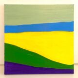 Abstract oil painting
