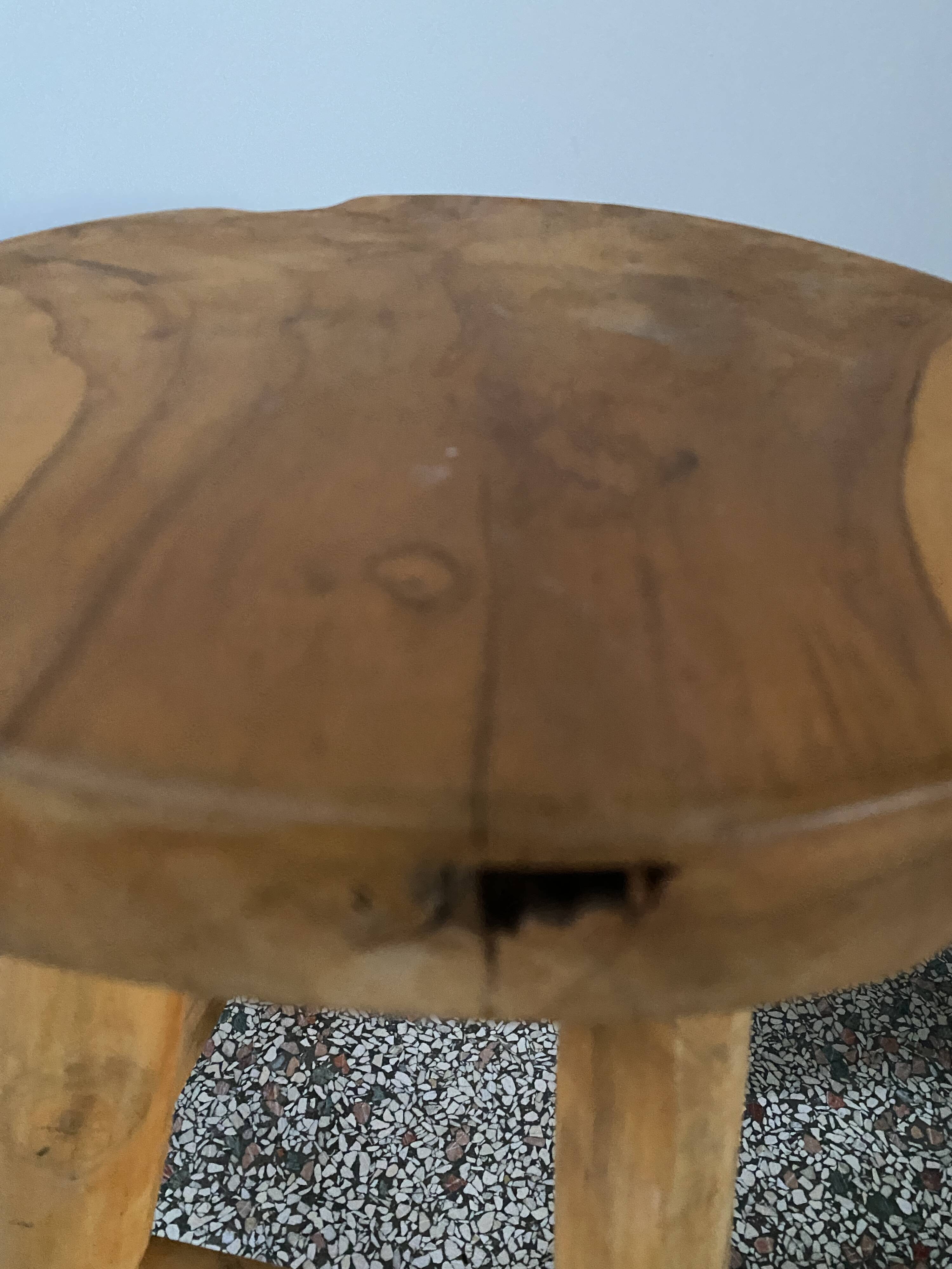 Fenteer Tabouret En Bois Pour Plantes - Étagère Ronde Pour