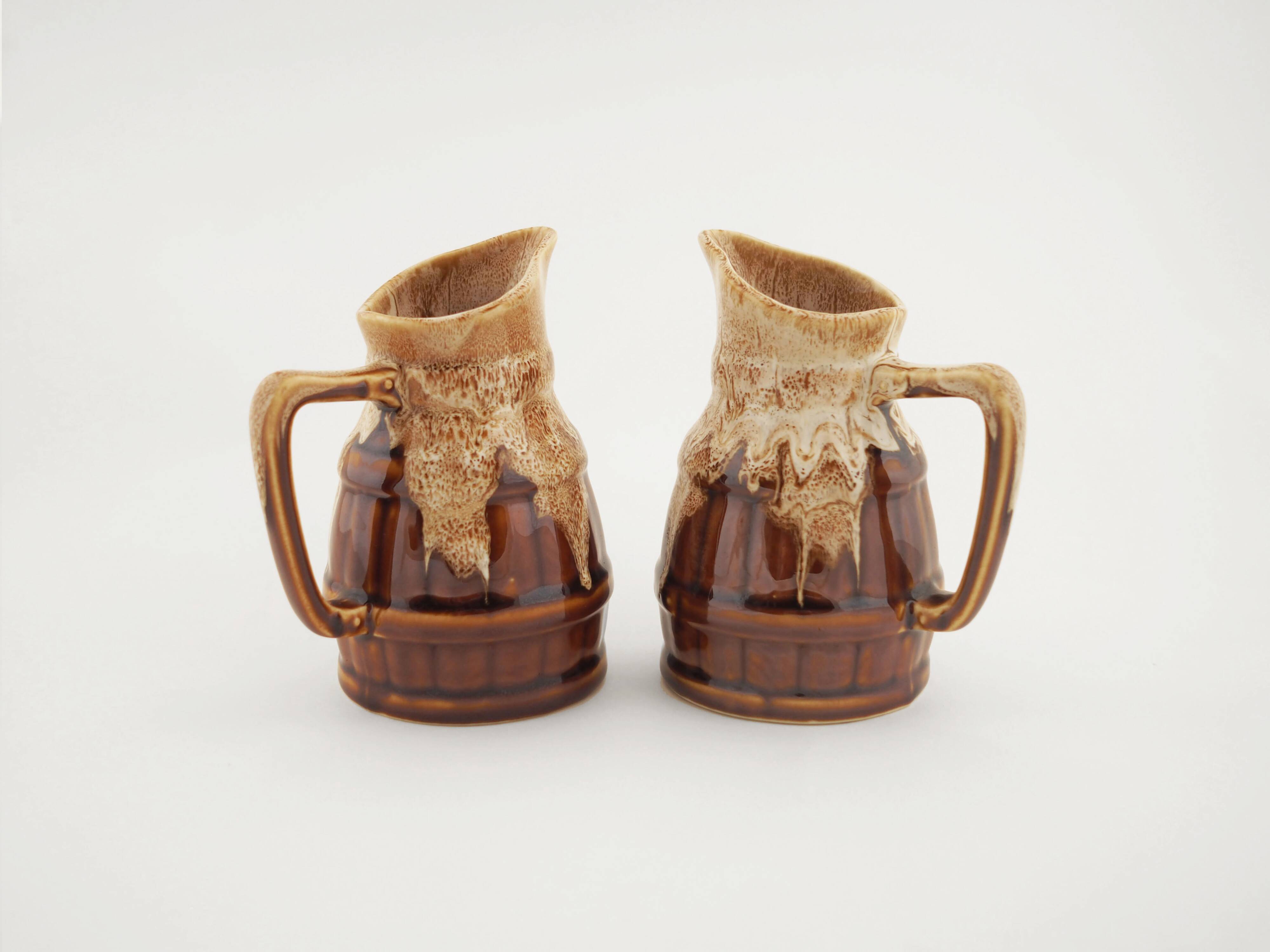 Set of ceramic creamers, Danish design, 1970s, production: Denmark