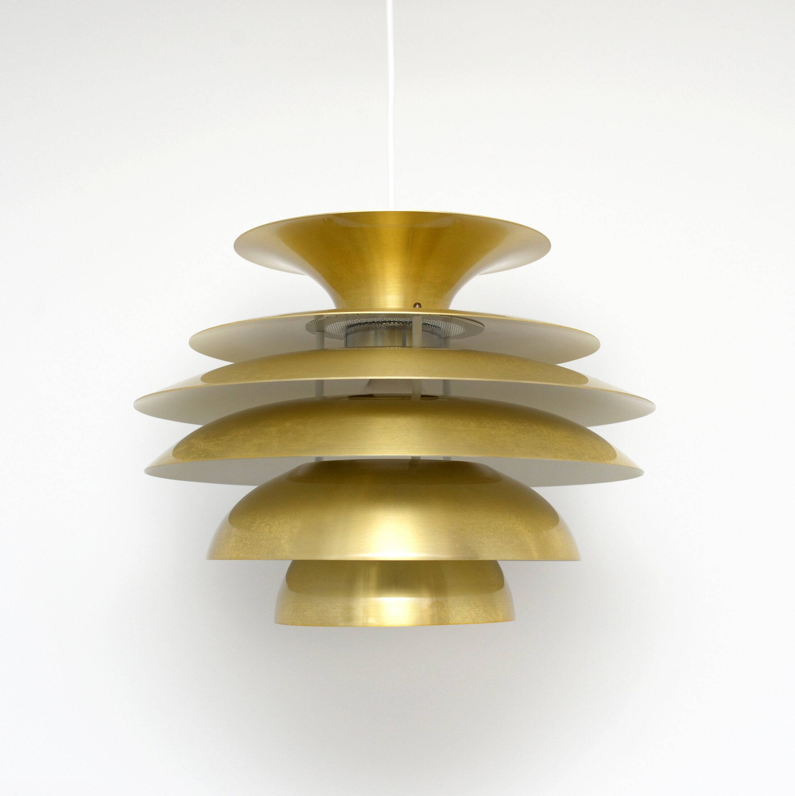 Golden lamp, Denmark 1970s