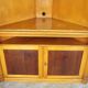 Corner beech furniture from the 1980s