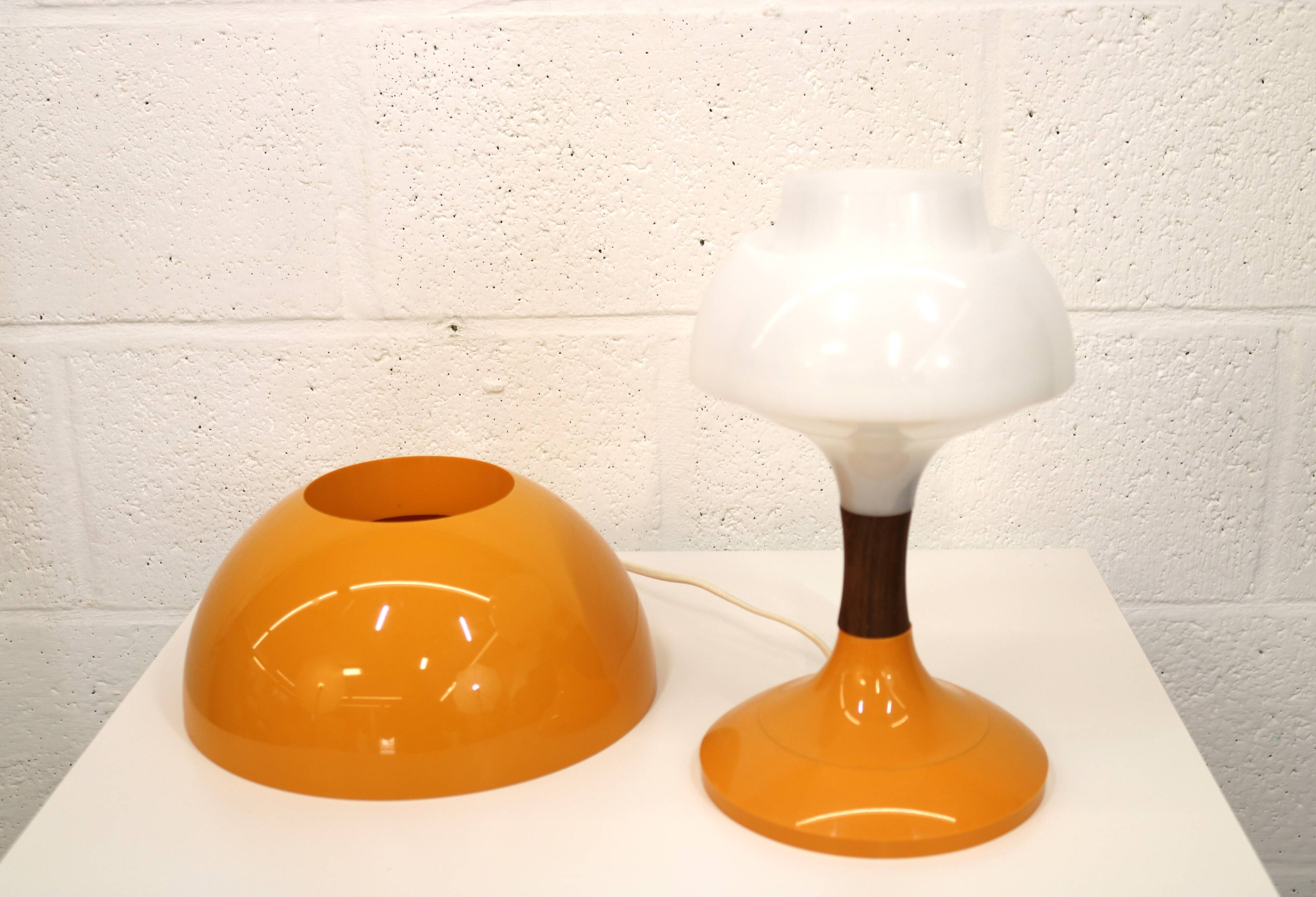 Space age table lamp by Bent Karlby for Ask Belysning, Denmark 70s