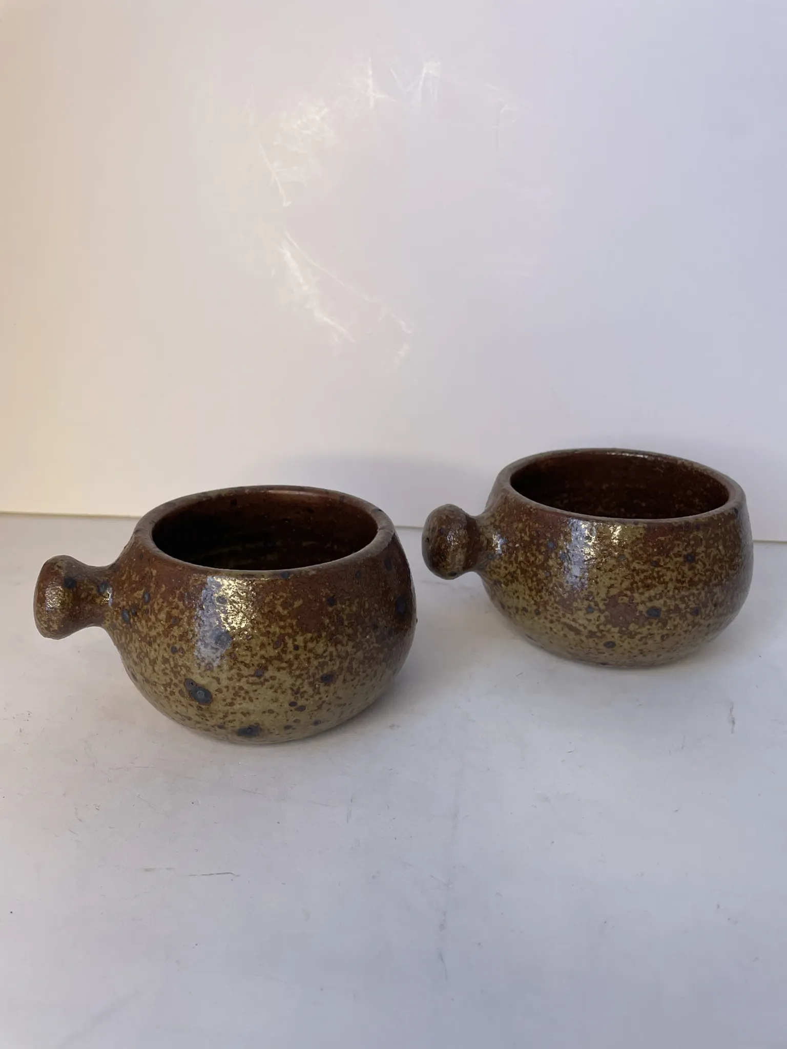 Pyrite stone bowls in