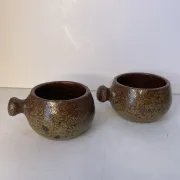 Pyrite stone bowls in