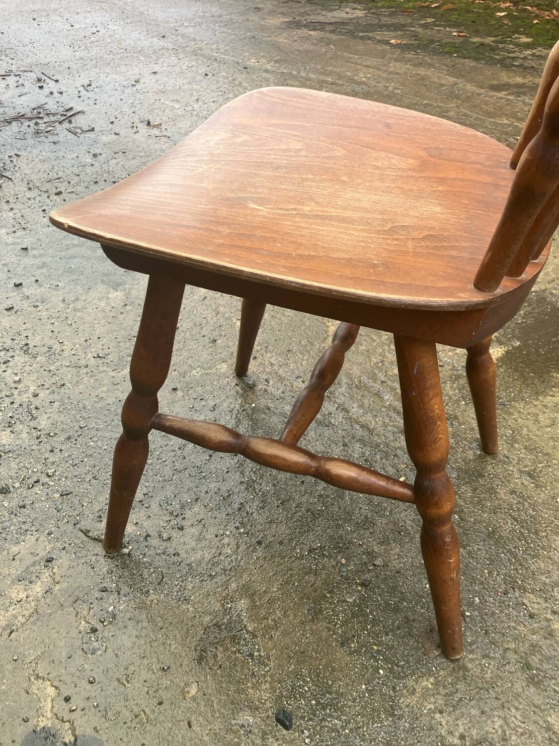 Baumann wooden bistro chair
