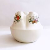 Handcrafted tulip tree vase with ceramic flowers