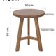 Table d'appoint en bois de manguier massif