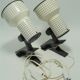 Pair of vintage clip-on spotlights