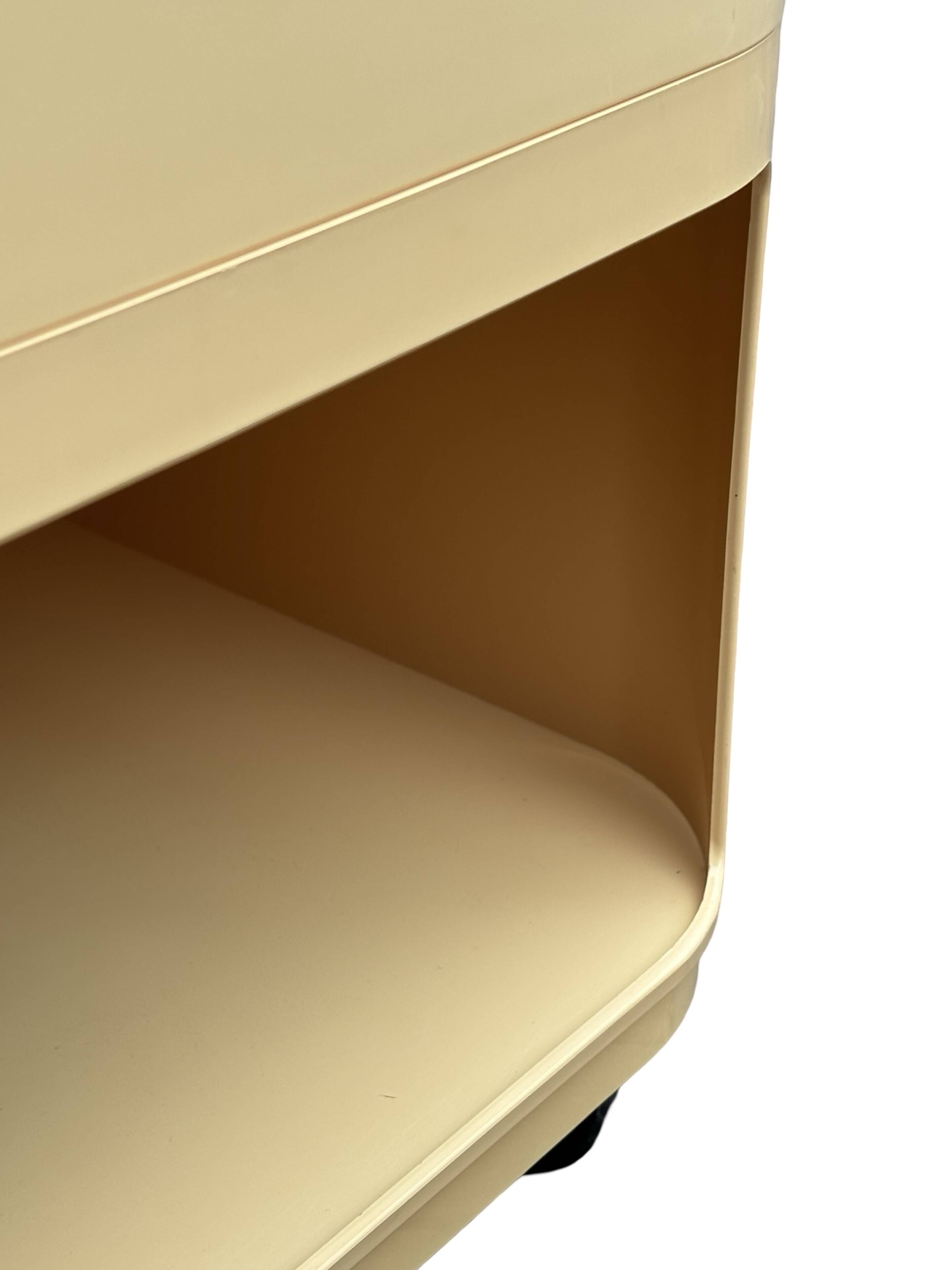 Ensemble vintage de deux chariots Kartell Componibili 4970 par Anna Castelli