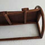 Rattan wall coat holder