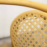 Thonet 210 R armchair in honey-coloured cane