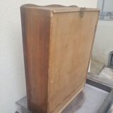 Armoire vitrine murale année 1960