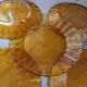 5 vintage Duralex dessert plates