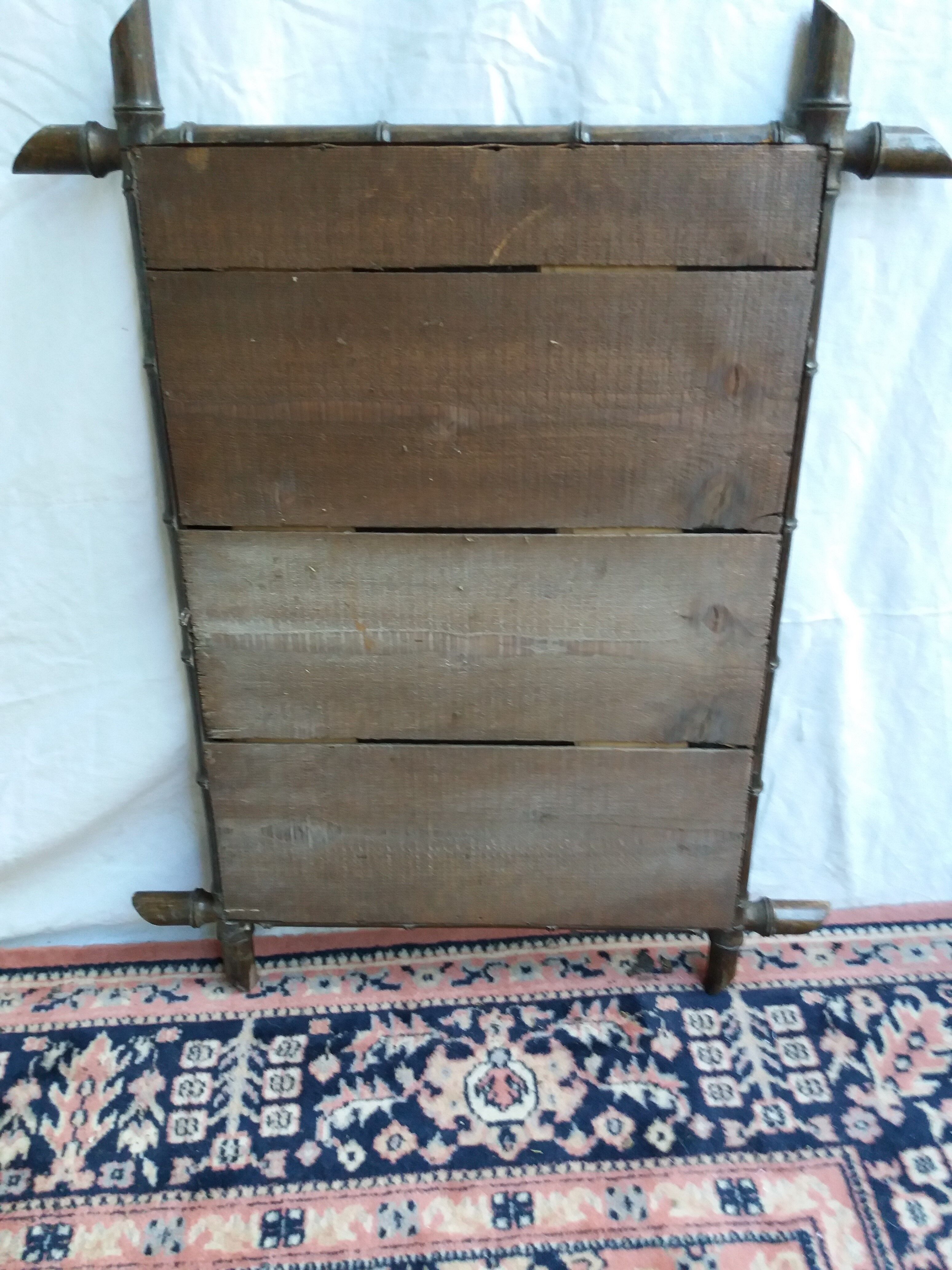 Mirror vintage bamboo 77.5 x 61 cm