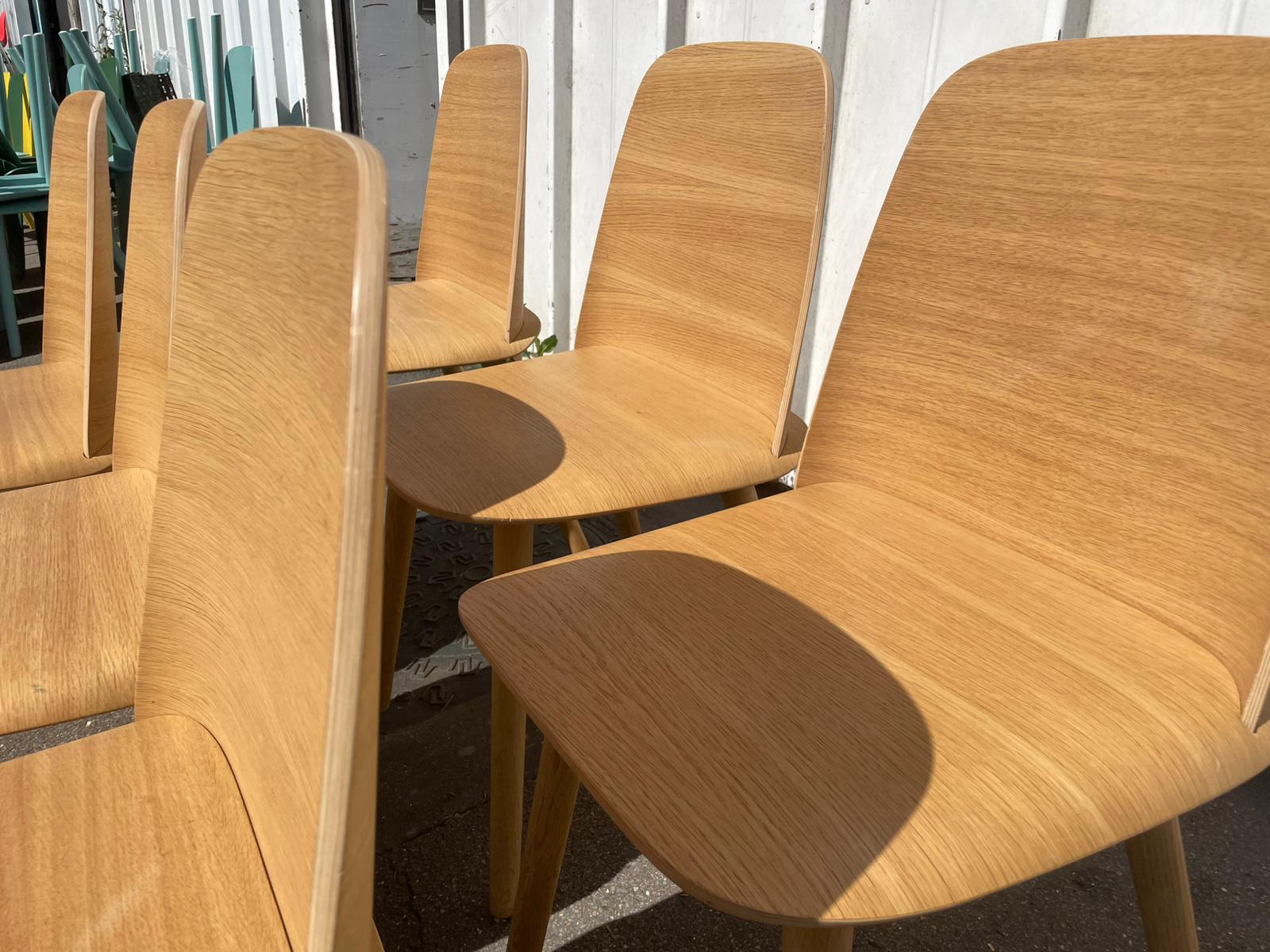 Suite de 6 chaises Nerd Chair, Muuto