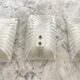 Mazzega pair of Murano glass wall lights, Italy 1970