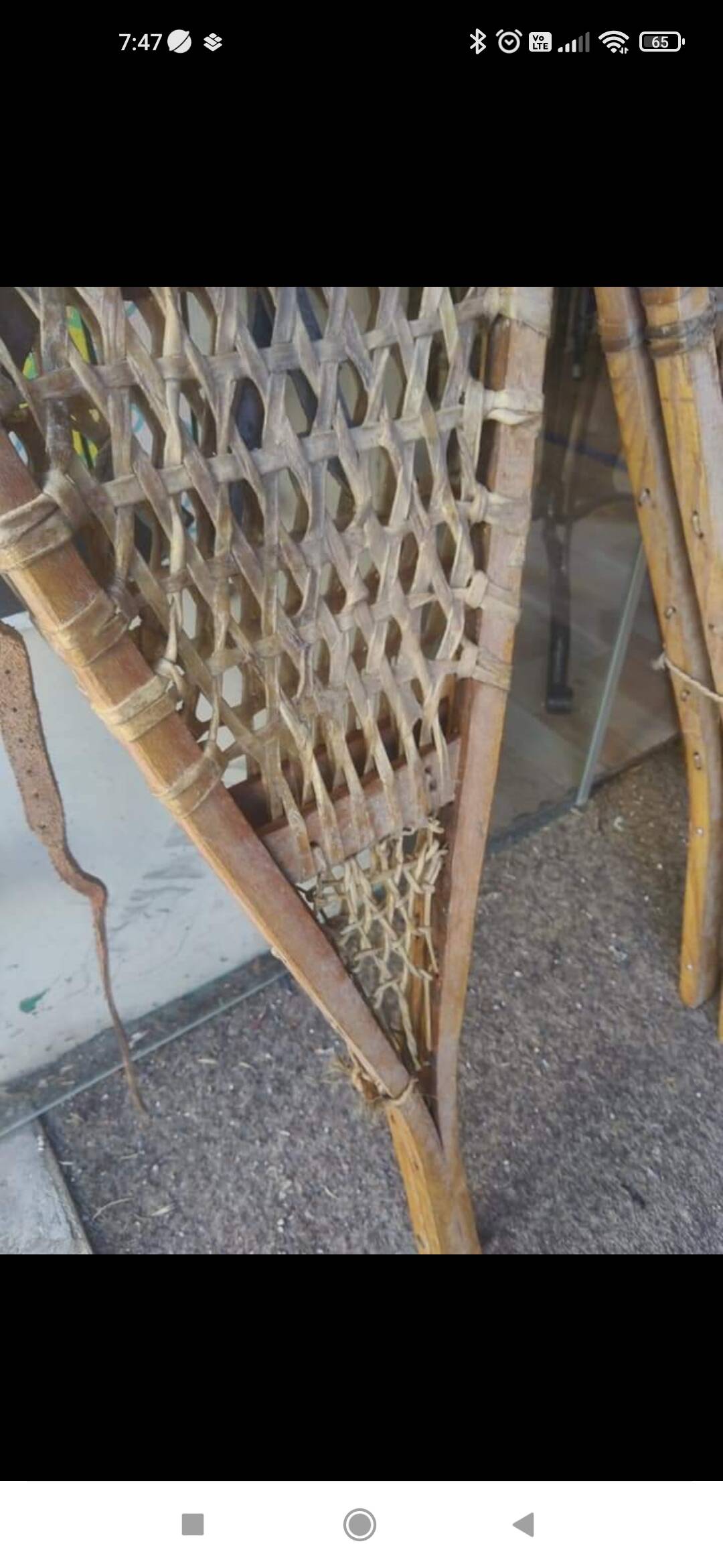 2 pairs of snowshoes from the far north, circa 1900