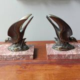 Art Deco Bird Bookends