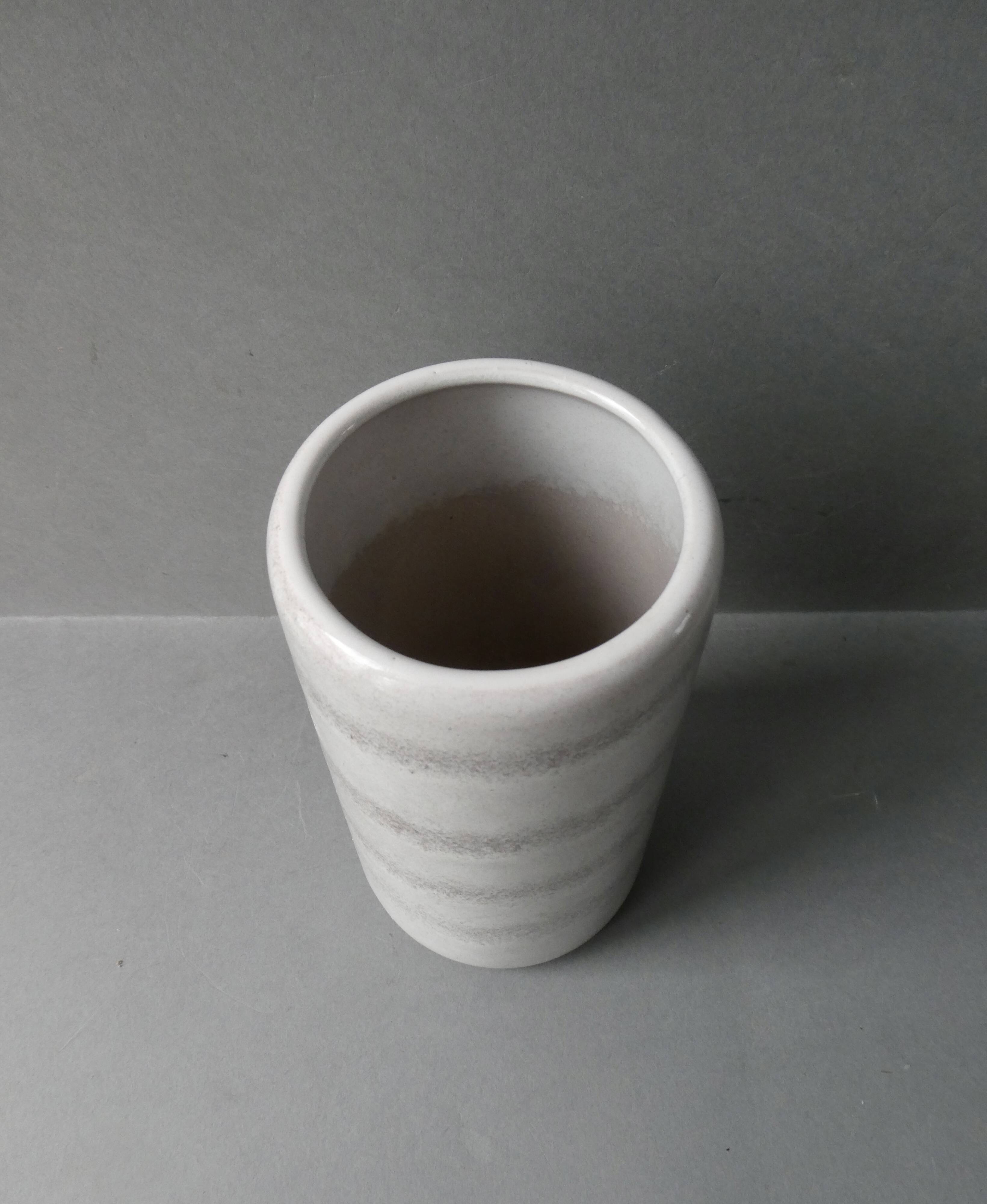 Scheurich West Germany marble effect decor vase