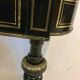 Worker Napoleon III Blackened wood and brass marquetry engraved xiX century