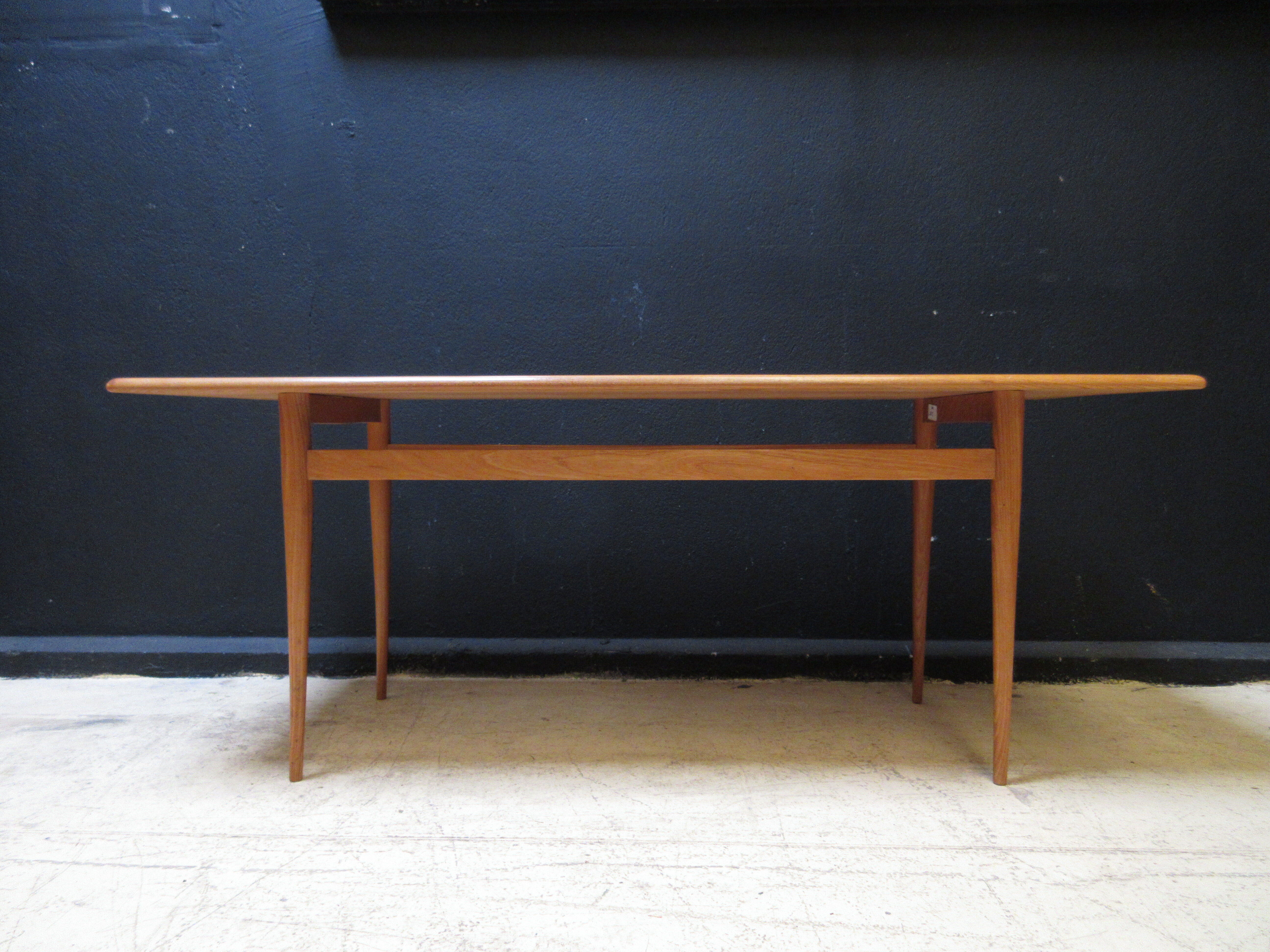 Vintage wooden coffee table, mid century, Czech, Nabytec