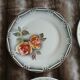 4 antique flat plates from Digoin and Sarreguemines