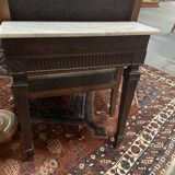 Marble and wood console