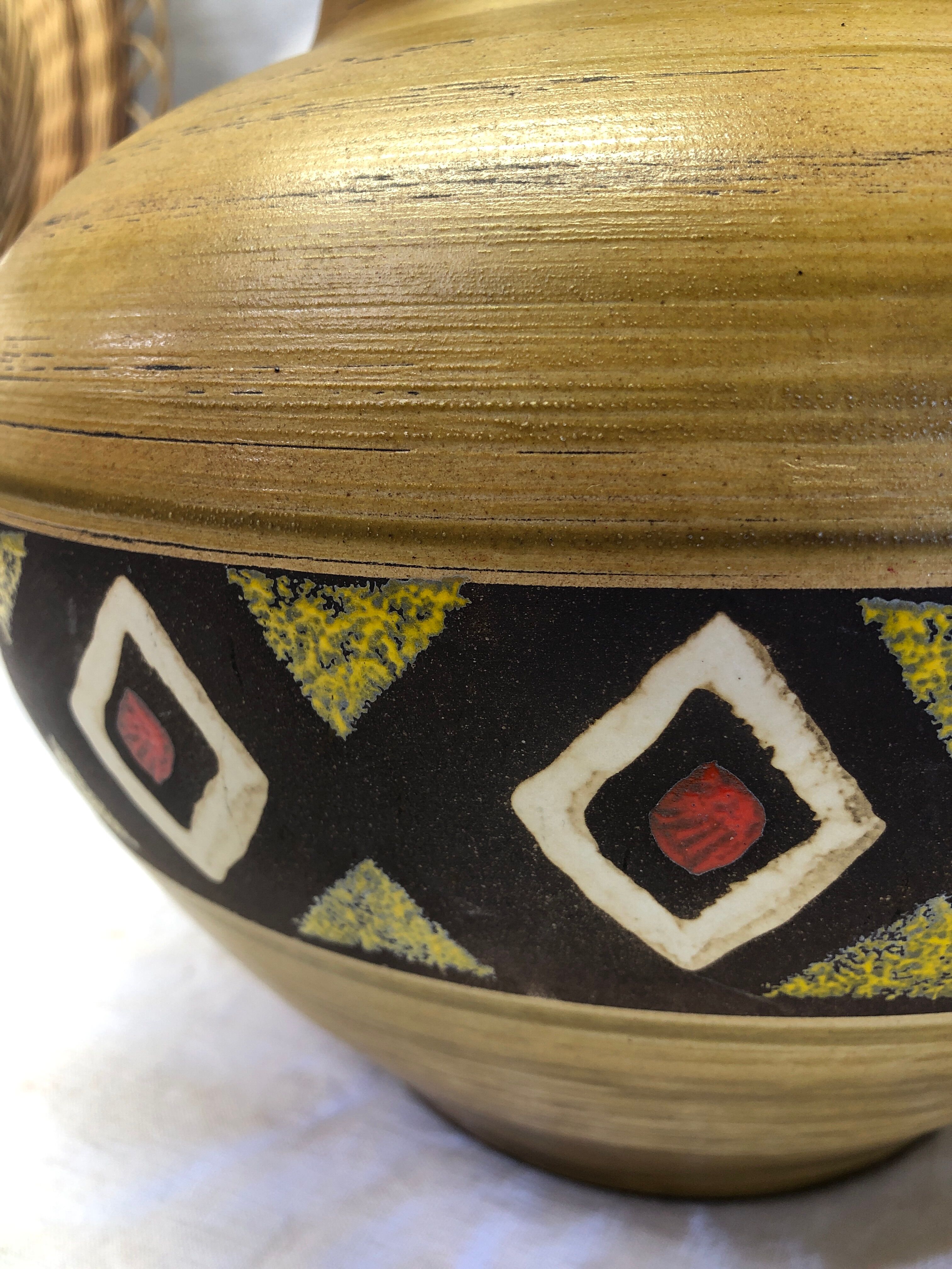 German vintage ceramic vase