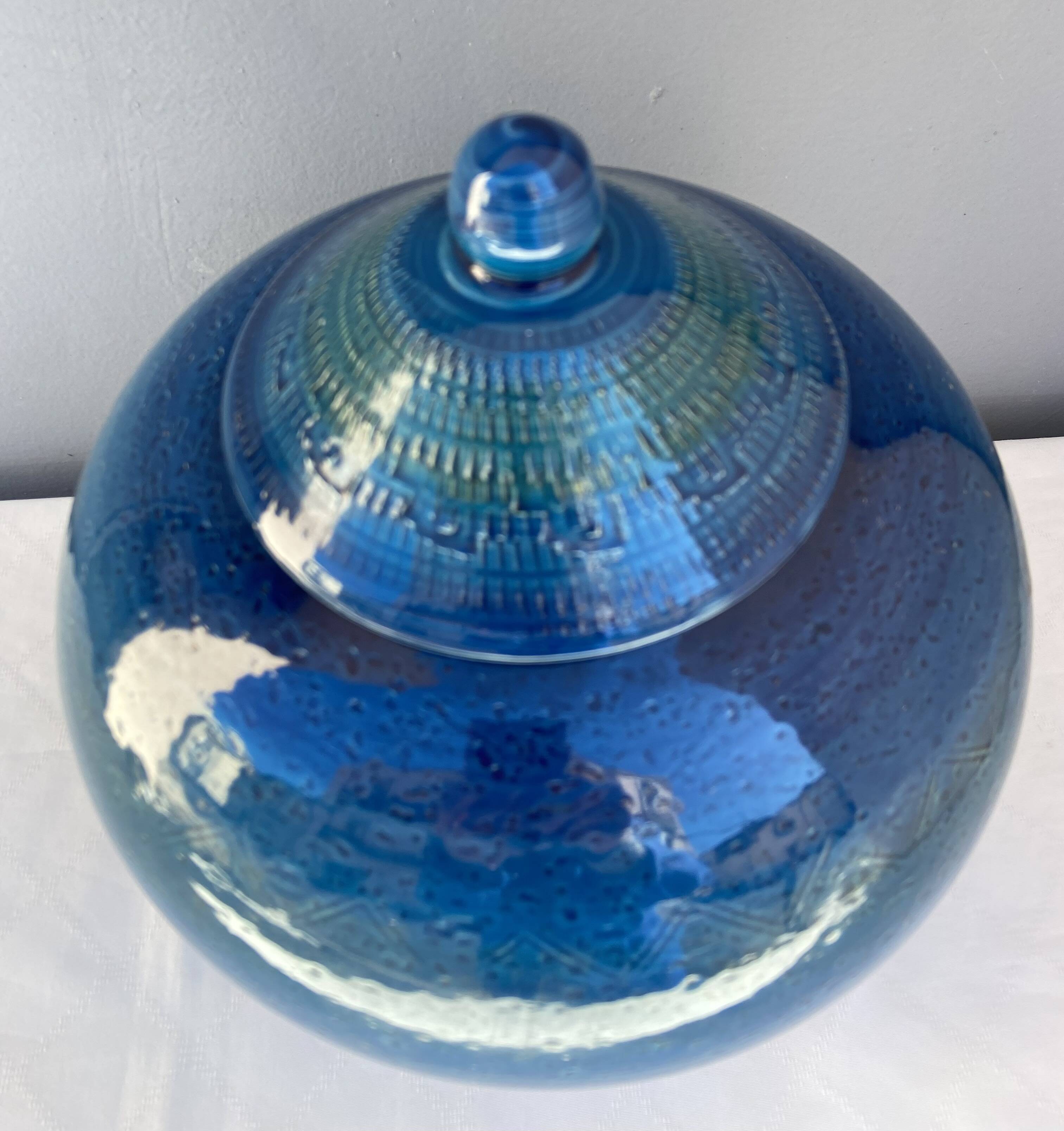 Bitossi ceramic lidded pot